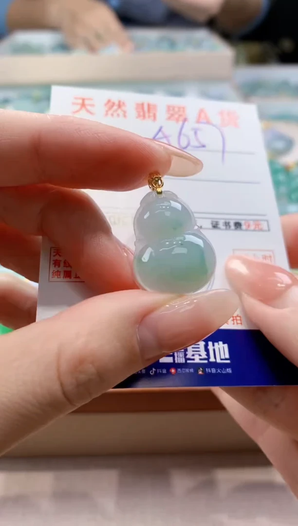 颈饰未镶嵌翡翠天然翡翠挂件