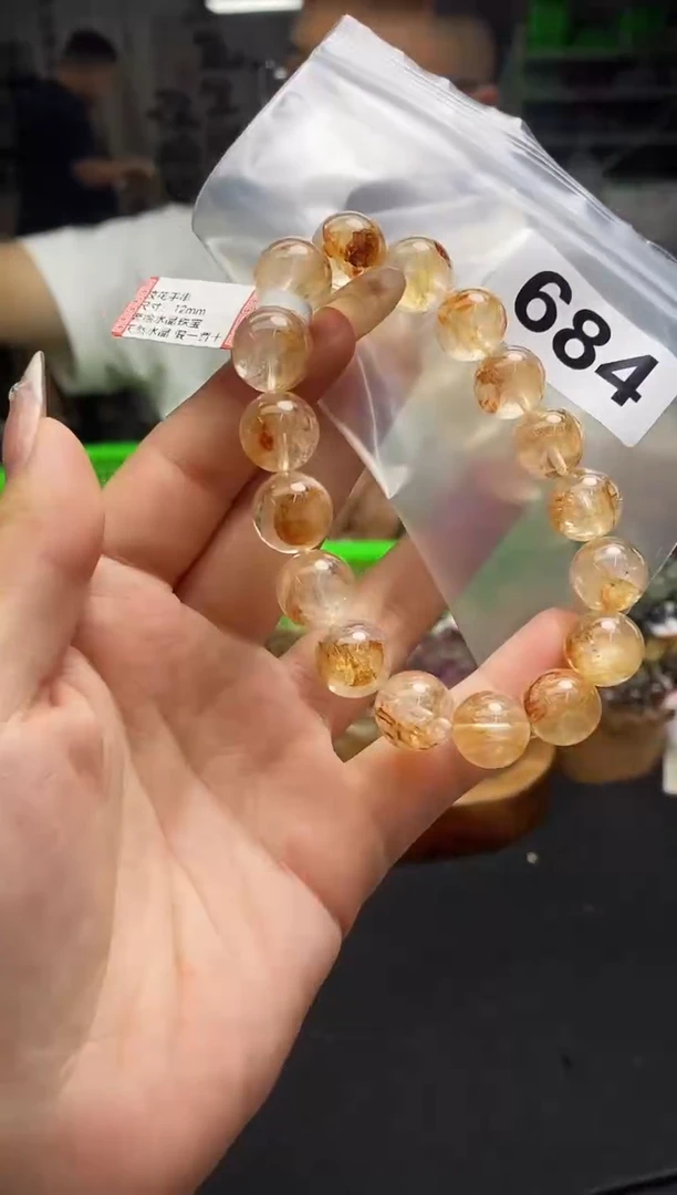 水晶手串未镶嵌手串684