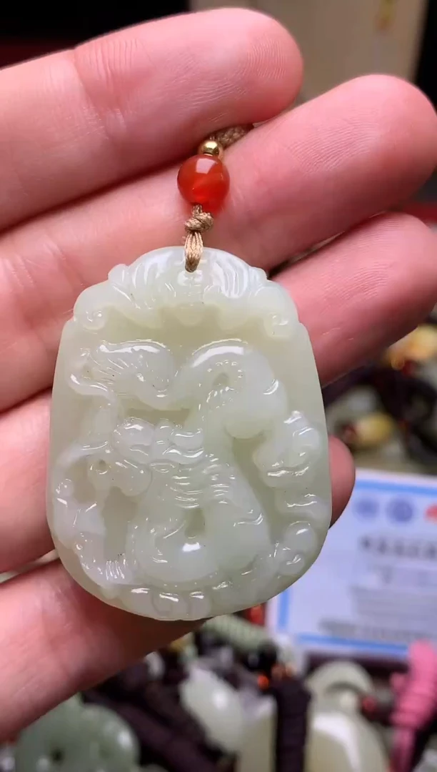 颈饰未镶嵌和田玉新疆料青海料清水和田玉吊坠