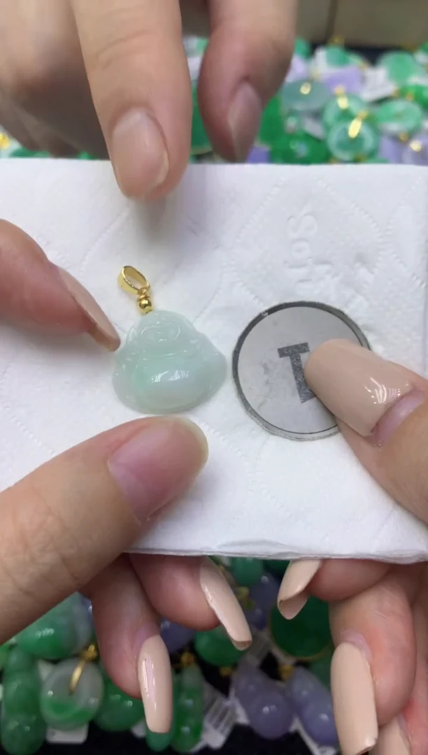 颈饰未镶嵌翡翠天然缅甸翡翠A货