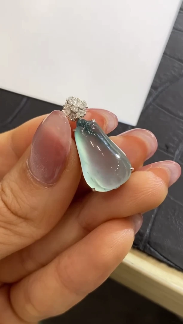 【闪购商品】翡翠颈饰18K金镶嵌收到货48小时鉴赏期（超时不退不换）