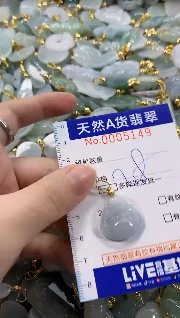 颈饰未镶嵌翡翠天然A货翡翠