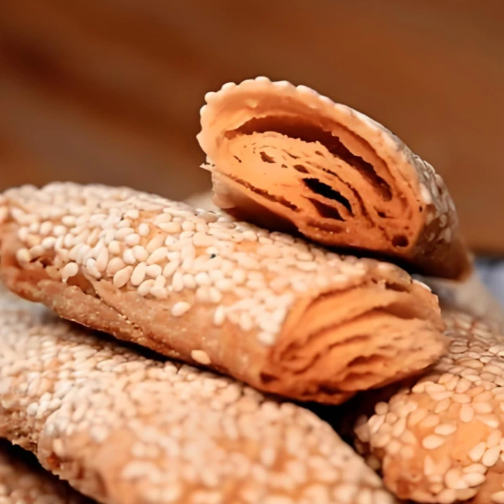 南通特产脆饼糕点芝麻脆饼小包装无糖老人芝麻饼营养零食父母礼品