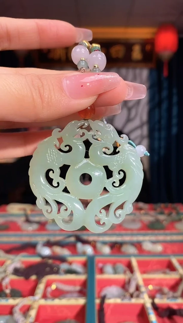 【闪购商品】和田玉颈饰未镶嵌龙凤