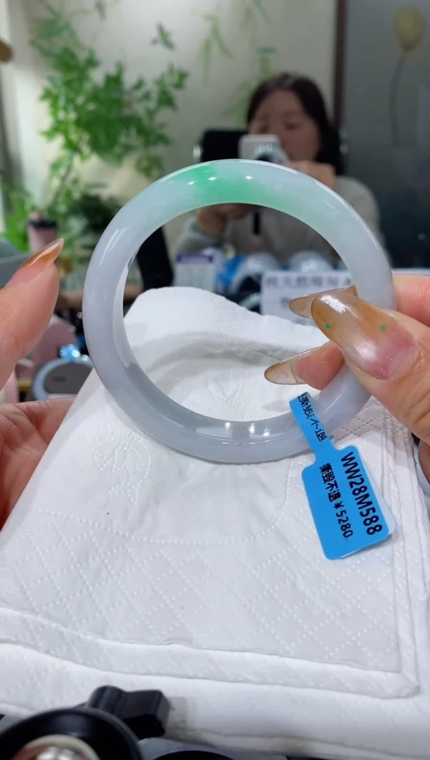 未镶嵌手镯翡翠圈口58.5