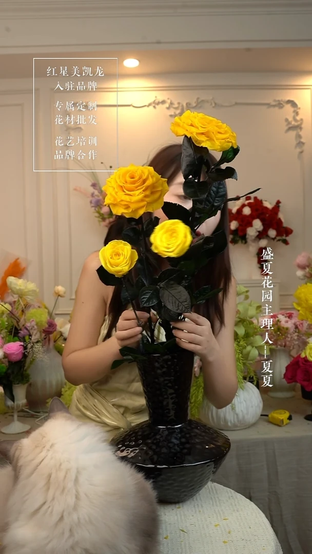 2黄王子 送2黄玫瑰 单花束