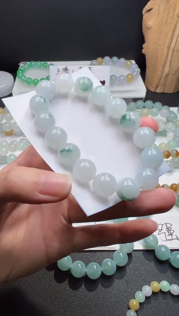 未镶嵌定制翡翠（6）成品 缅甸天然A货翡翠 卡12.5