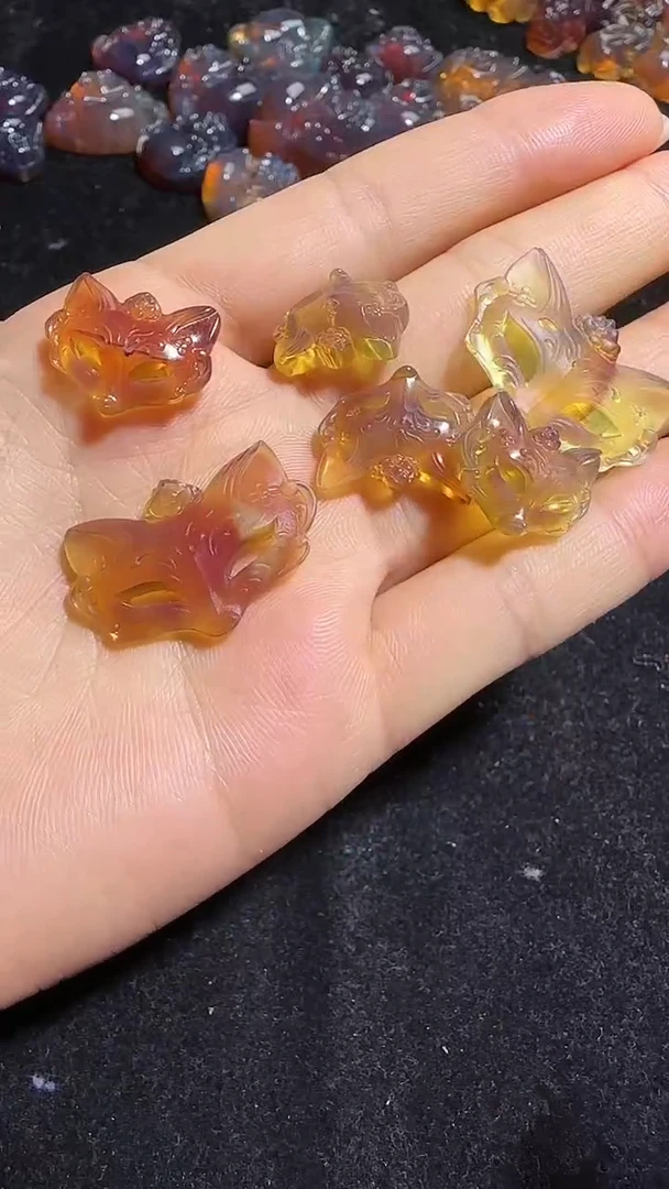 琥珀颈饰未镶嵌09