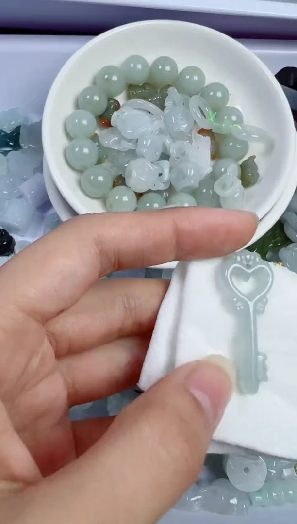散珠翡翠289号链接，A货翡翠