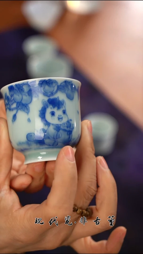 （售后需完整开箱视频）小龙人抱桃杯@@