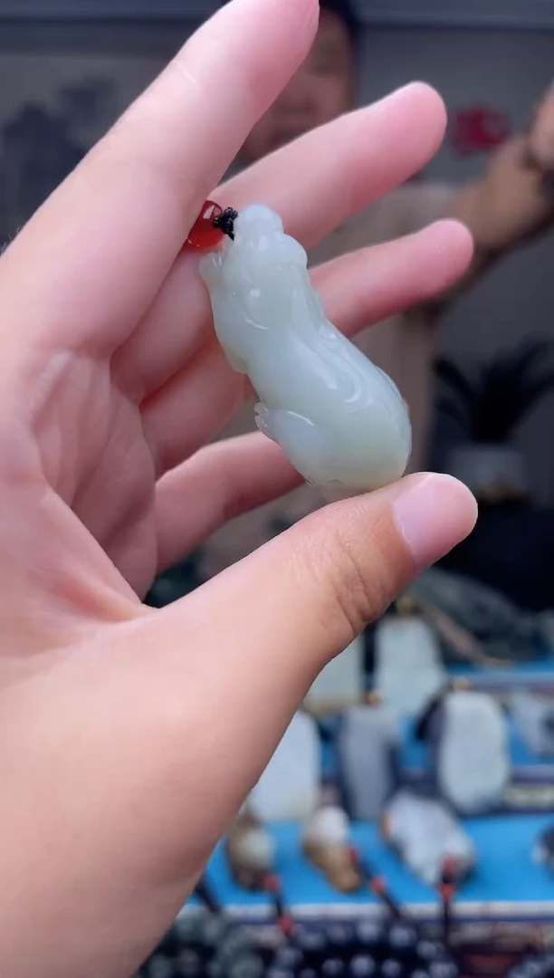 和田玉未镶嵌挂件1