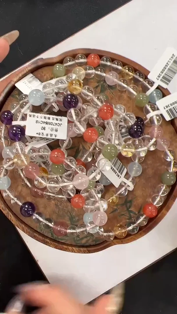 【闪购商品】水晶手链未镶嵌JC470约8mm多样性发一件