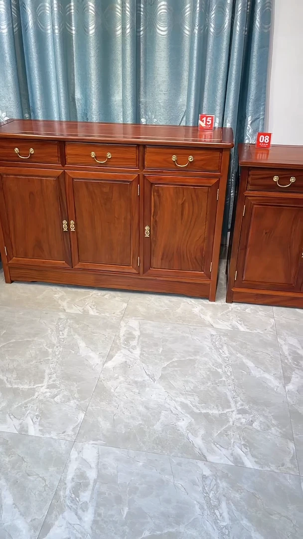花梨木类成套家具餐边柜128*40*88