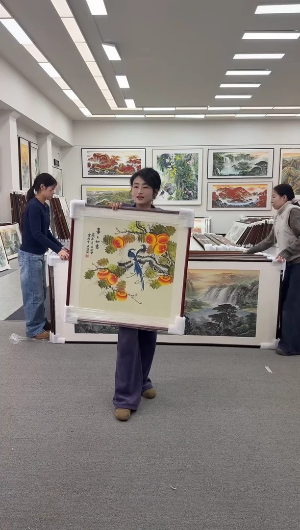 国画手绘   事事如意  80*80