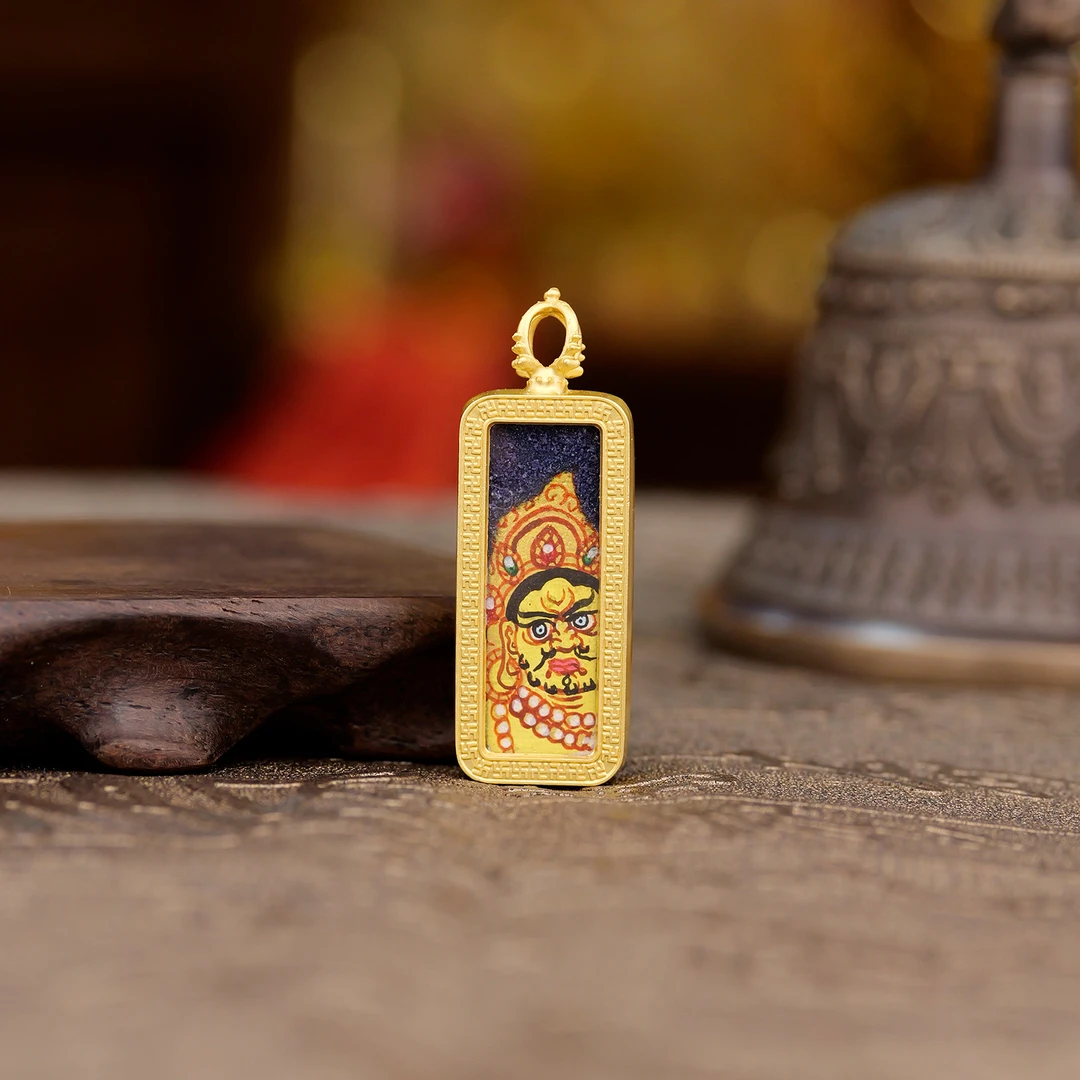 【然道珠宝】财财唐卡吊坠