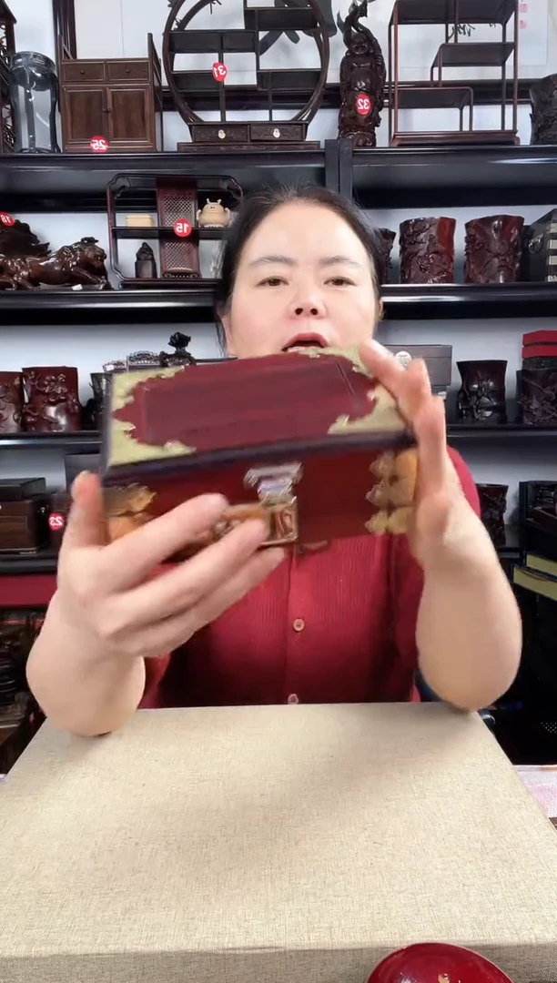 木长方盒老李红木工艺品