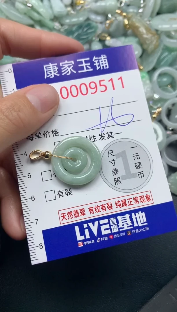 颈饰未镶嵌翡翠9511