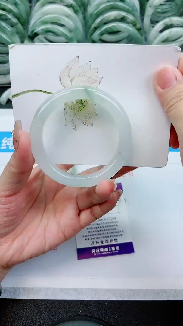 【闪购商品】石英质玉手镯未镶嵌A112号/53-54圈