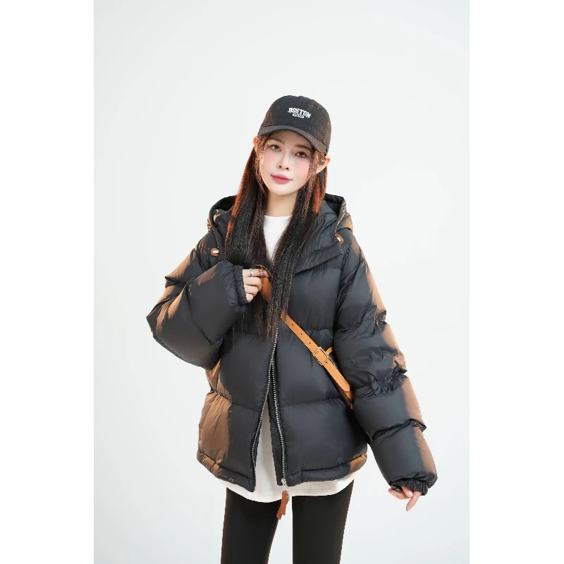 宿慕SUMU 女连帽鹅绒服1-8冬季2024新款时尚百搭鹅绒服A1604P