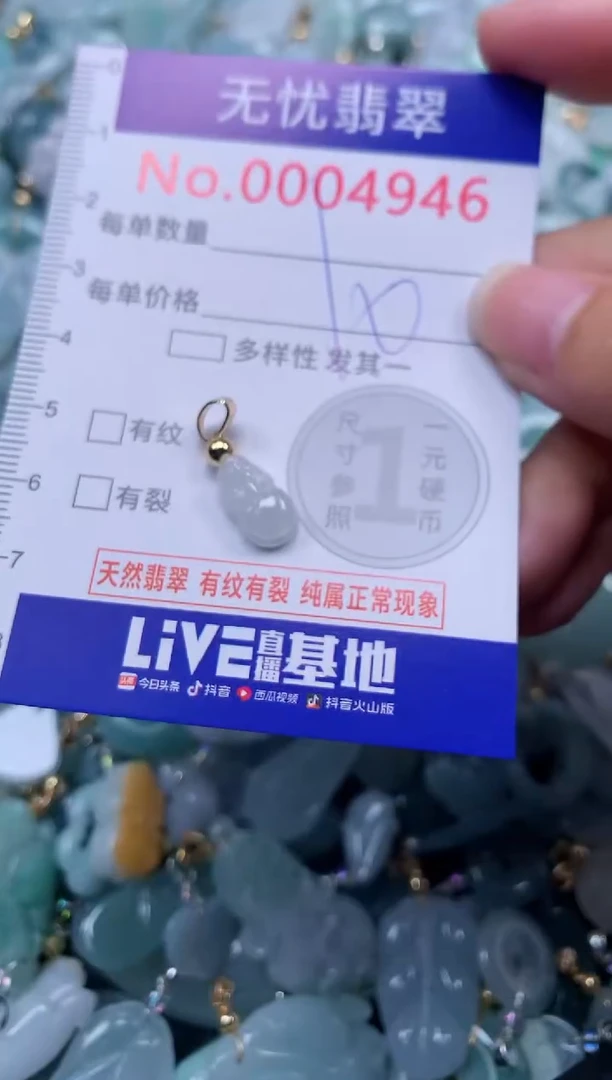 颈饰未镶嵌翡翠4946