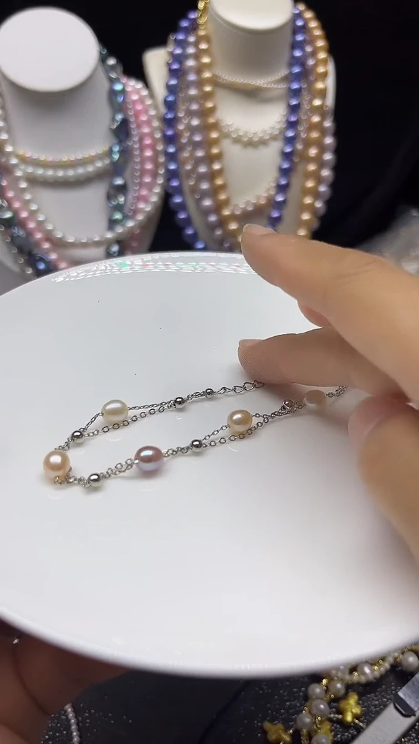 淡水珍珠手链未镶嵌多人