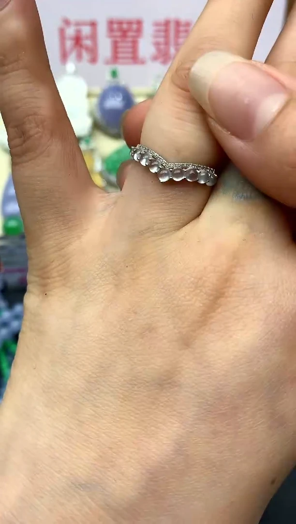 翡翠戒指18K金镶嵌109-中国好珍宝