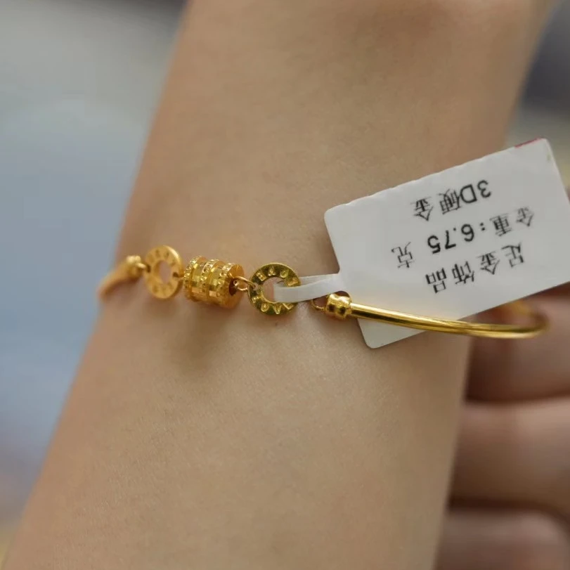 【巧玲专属】足金999轻奢Love小蛮腰半镯手链丨6.75丨