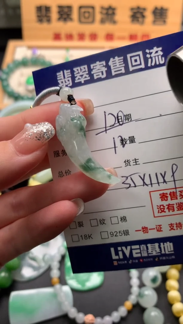 颈饰未镶嵌翡翠10145108