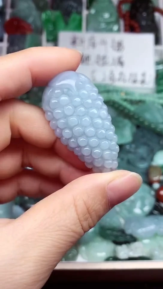 颈饰未镶嵌翡翠翡翠天然缅甸玉吊坠