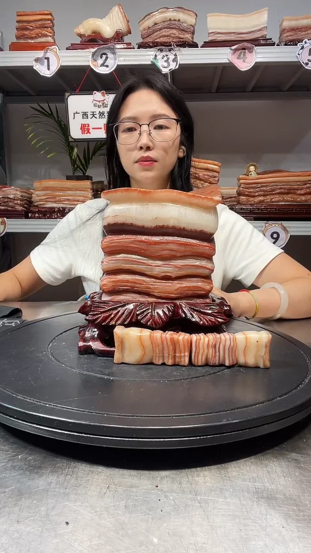 石材天然石材柳州猪肉石14-19-6.5