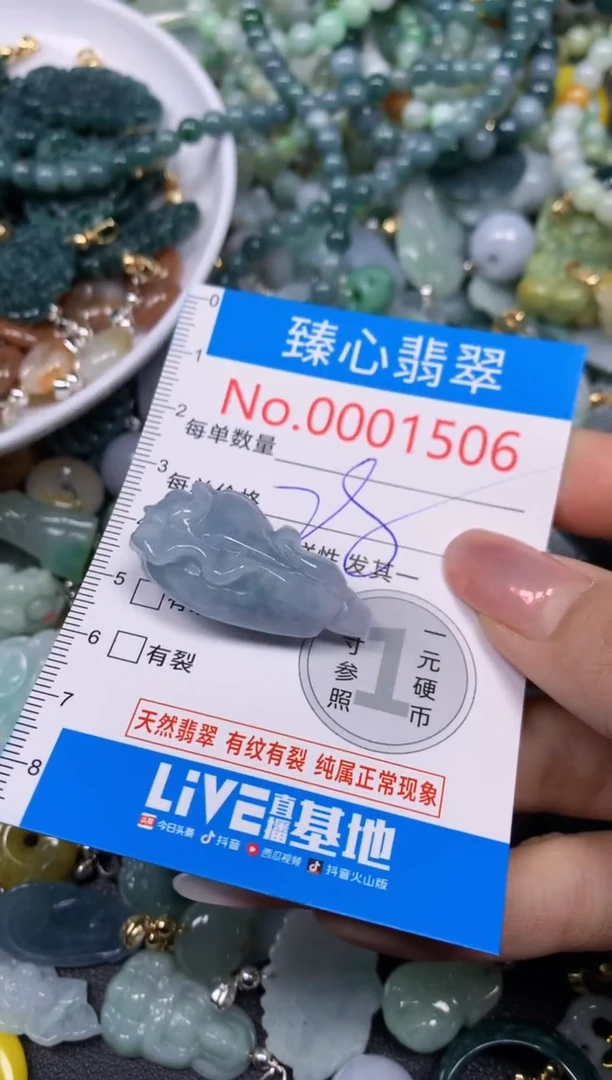 【闪购商品】翡翠颈饰未镶嵌含绳0001506