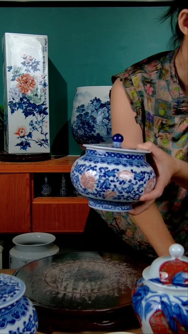 陶瓷景德镇手绘陶瓷8888