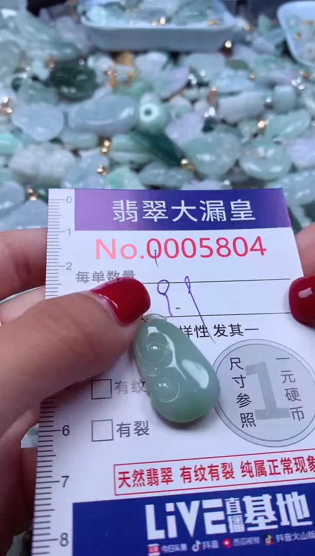 颈饰未镶嵌翡翠5804