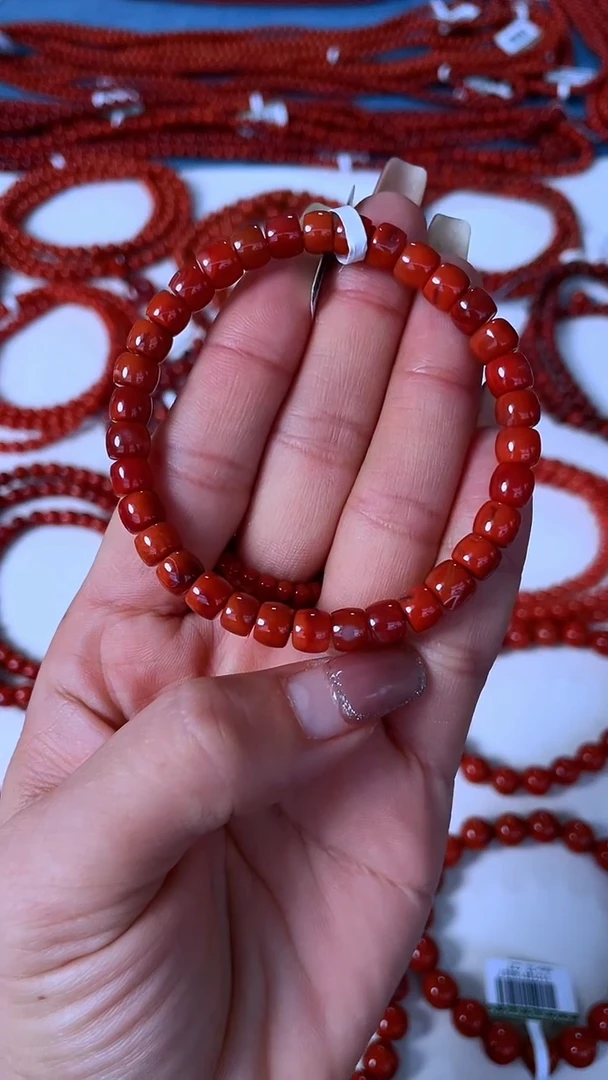 未镶嵌手串南红玛瑙N04凉山瓦西料单圈多样性发其一