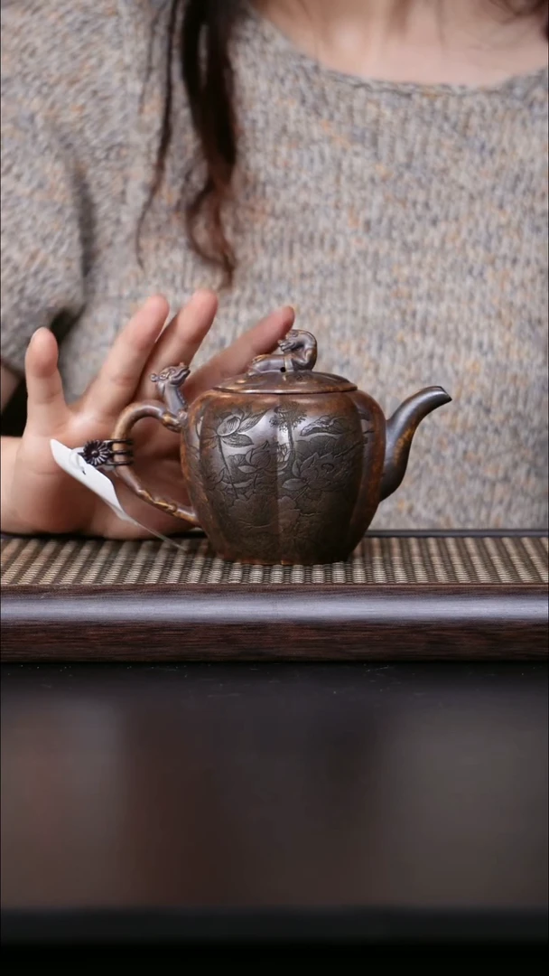 茶壶紫砂原矿茶壶紫砂