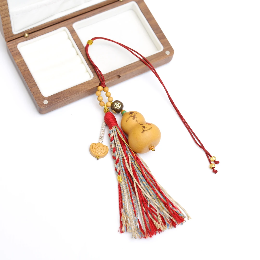 【海边】天然文玩葫芦 “祝你好运” 挂件（多样性发货）