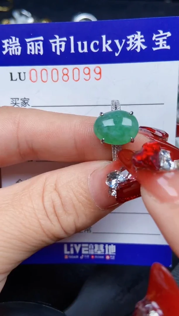 【闪购商品】翡翠颈饰银S925镶嵌8099