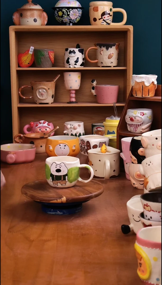 摆件陶景德镇原创手工陶瓷