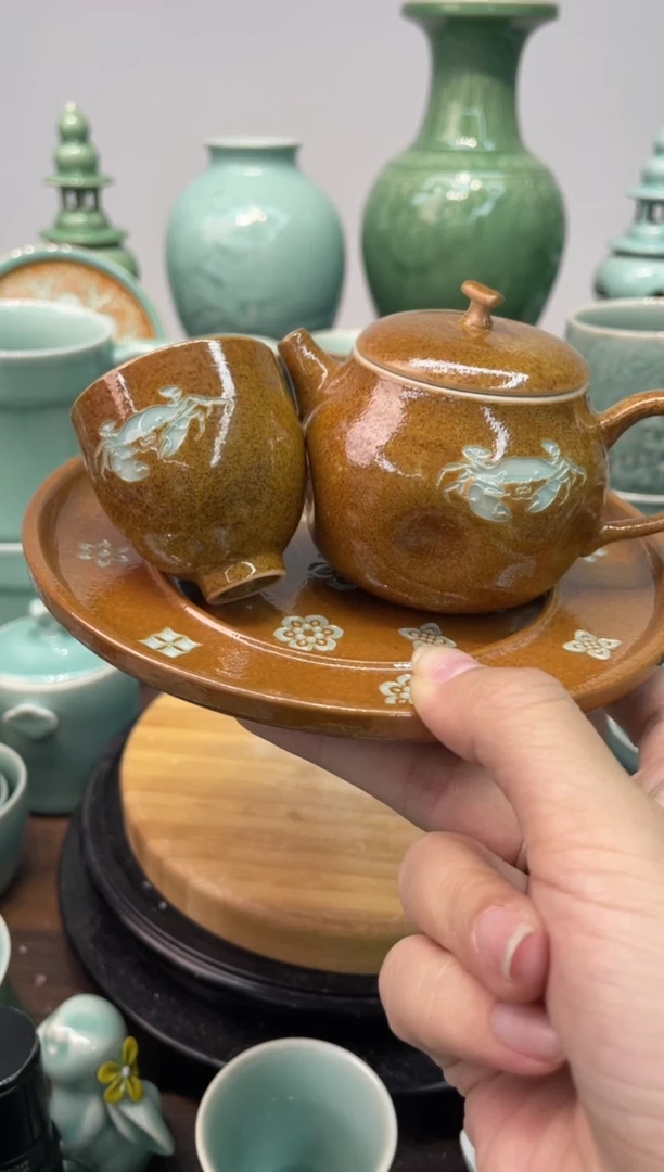 特价福利 微瑕 慧仙青瓷