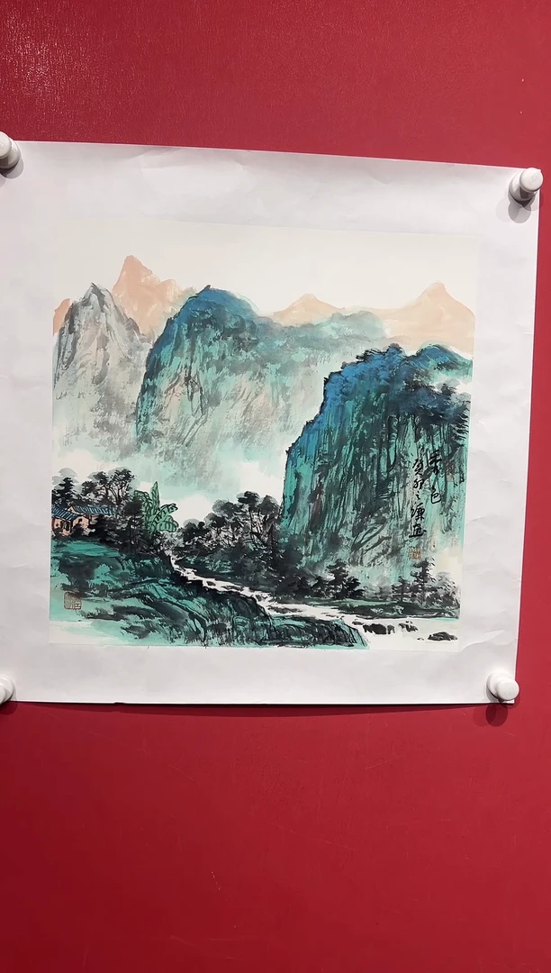 国画陈之谦-2平尺-国画