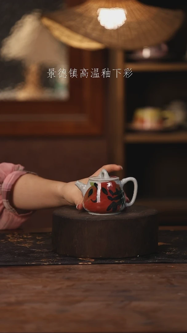 陶瓷景德镇高温釉下手绘陶瓷520