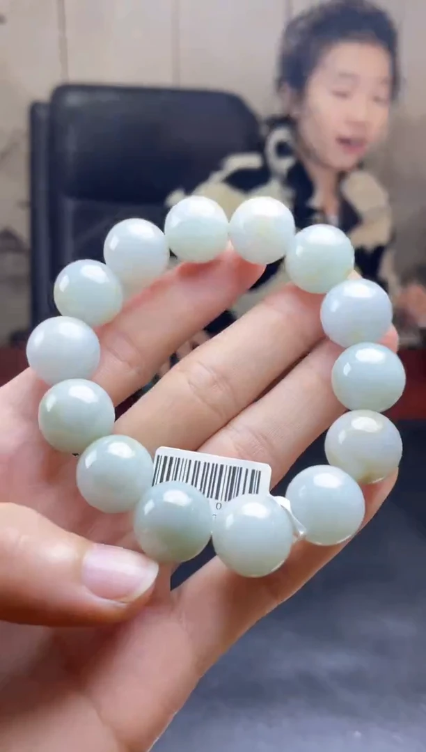 未镶嵌定制翡翠珠串 拍一发一