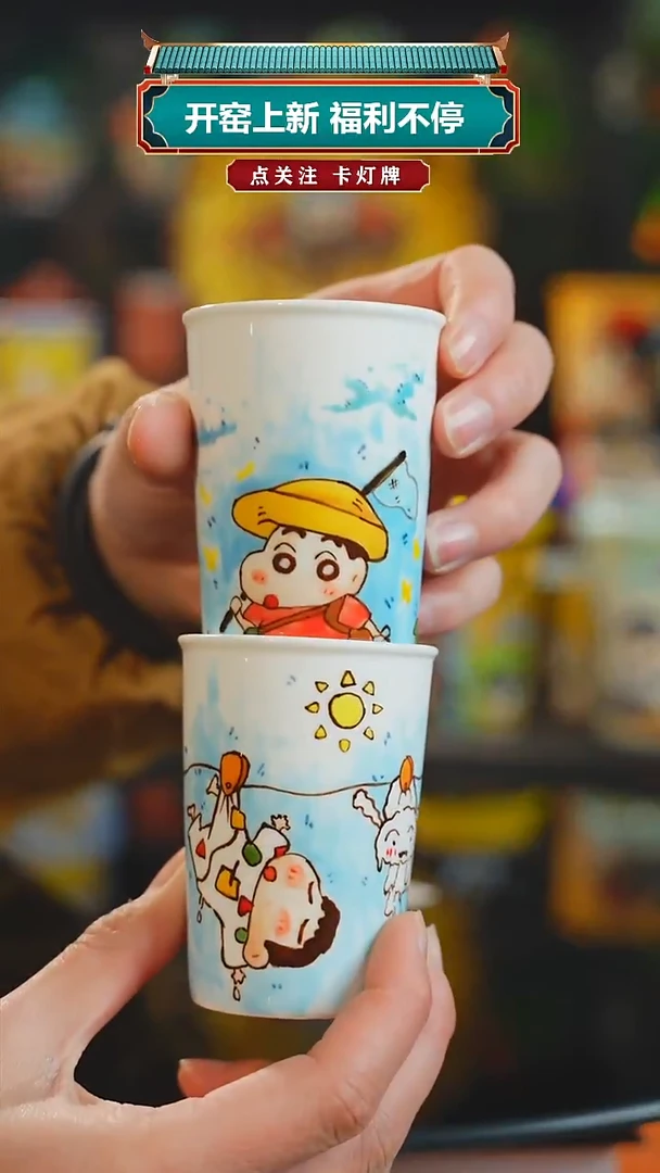 景德镇高温釉下彩原创手绘陶瓷