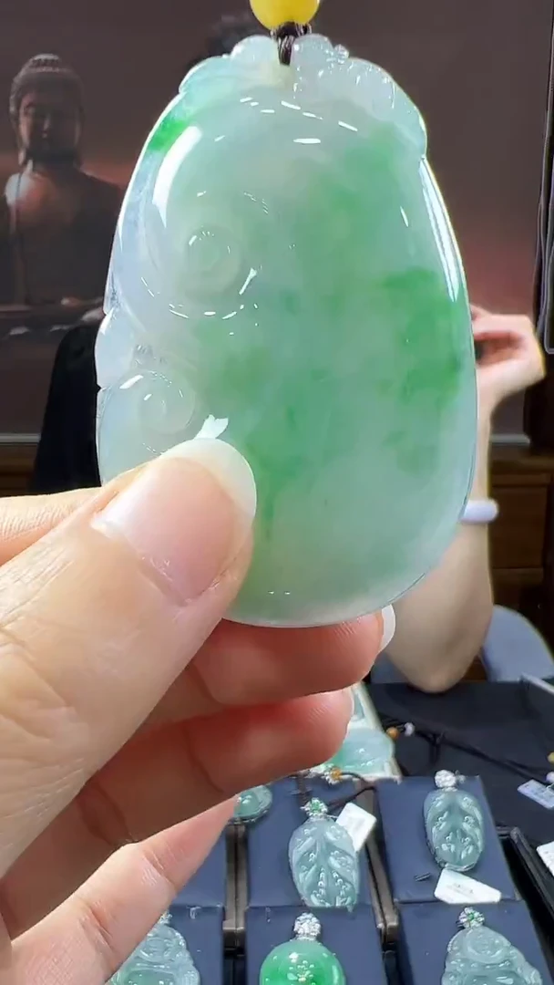 未镶嵌挂件翡翠如意