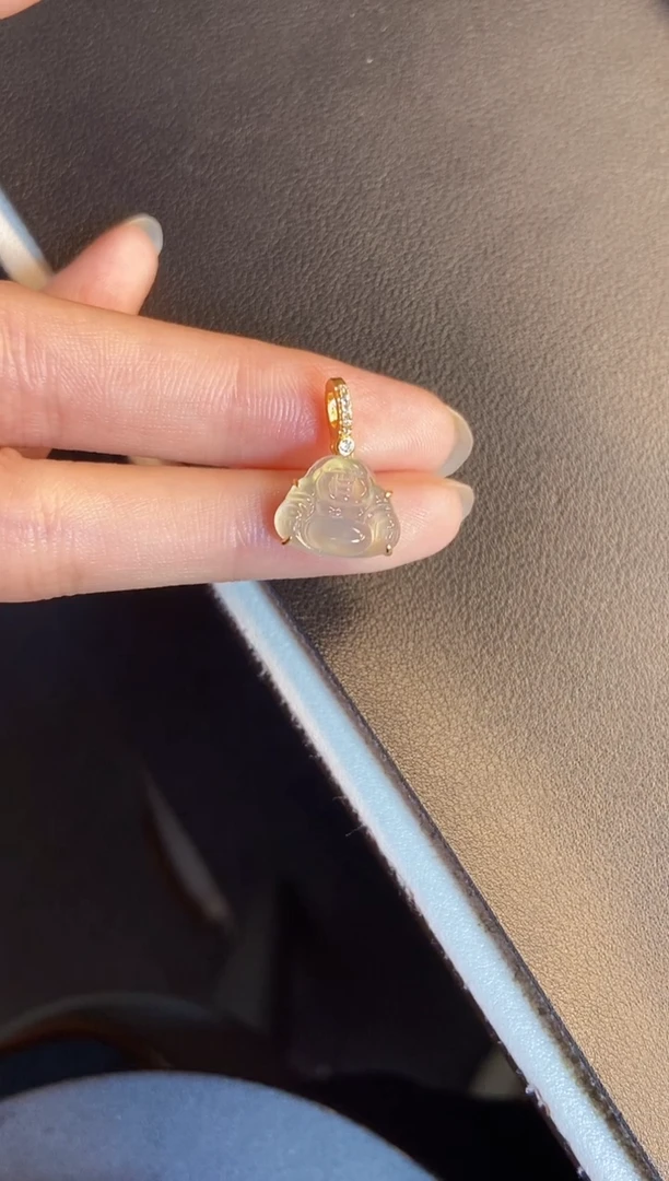 吊坠(不含链)银S925镶嵌翡翠1