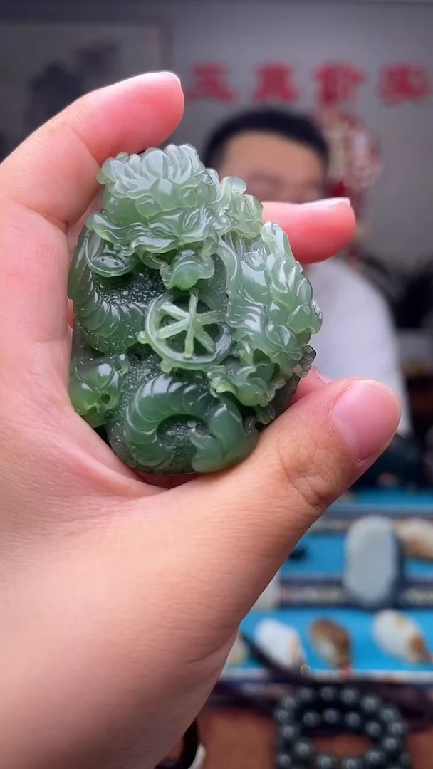 和田玉未镶嵌挂件1