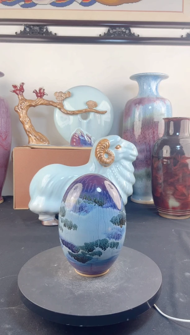 摆件神垕钧瓷收藏工艺品