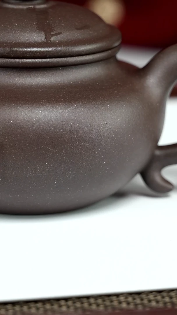 【闪购商品】紫泥茶壶底槽青200仿古
