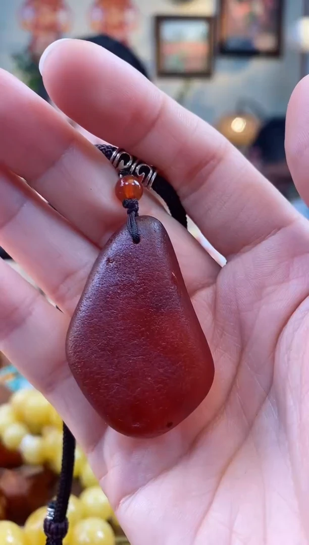 【闪购商品】琥珀颈饰未镶嵌吊坠