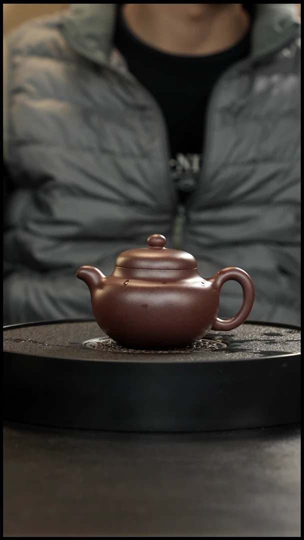 茶壶紫砂四号井老快底槽青柿圆大漏